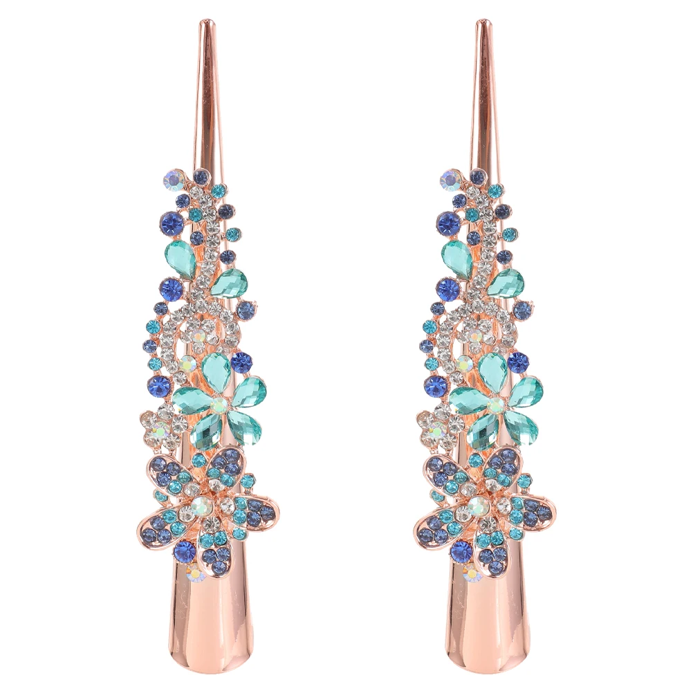 1 Pair Elegant Rhinestone Hair Clips For Women Alligator Clips Styling Strong Hold Metal Hairpins Secure Fancy Fine Thin Hair
1 Pair Elegant Rhinestone Hair Clips For Women Alligator Clips Styling Strong Hold Metal Hairpins Secure Fancy Fine Thin Hair