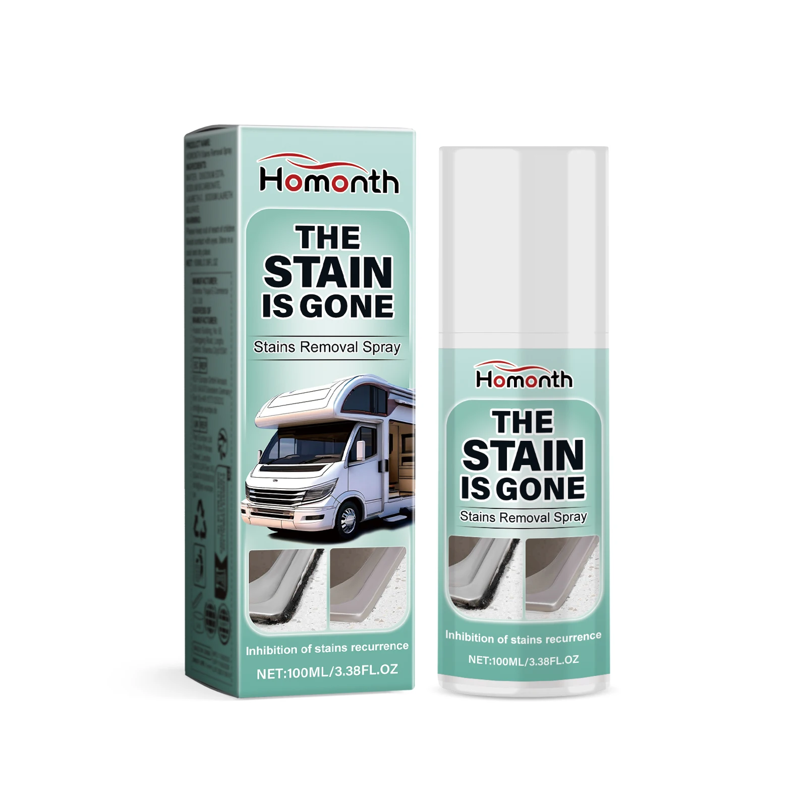 RV Decontamination Spray Decontamination Brightening Car Interior Dirt Cleaning Multi-function Cleaning Spray
RV Decontamination Spray Decontamination Brightening Car Interior Dirt Cleaning Multi-function Cleaning Spray