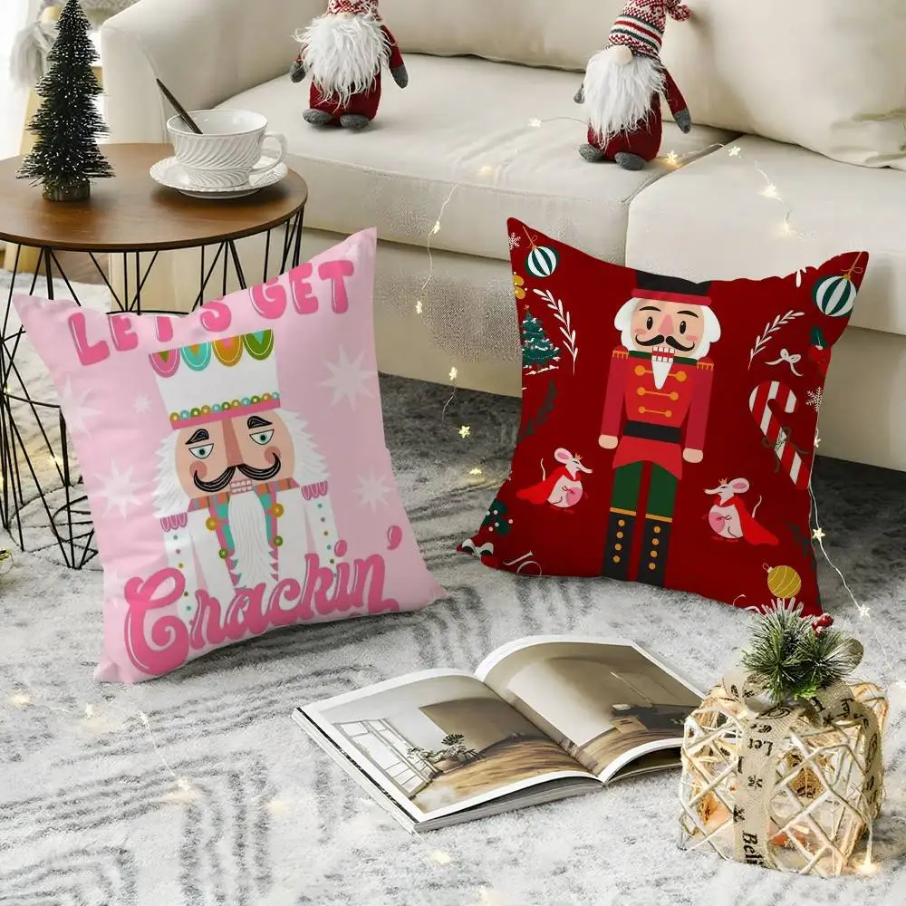 Merry Christmas Nutcracker Pillow Case Plush Fabric Soft Pillowcase Double Sided Print Cushion Cover Household Gifts
Merry Christmas Nutcracker Pillow Case Plush Fabric Soft Pillowcase Double Sided Print Cushion Cover Household Gifts