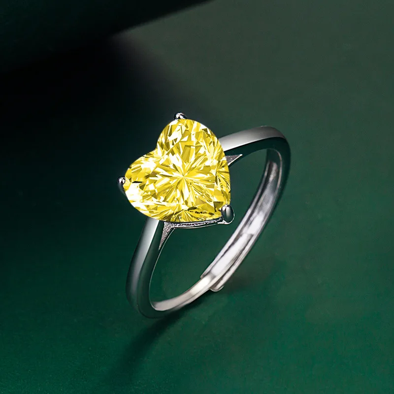 Yellow Genuine Natural Citrine 925 Sterling Silver Love Heart Ring for Women Gemstone Solitaire Jewelry Valentine's Day Gift
Yellow Genuine Natural Citrine 925 Sterling Silver Love Heart Ring for Women Gemstone Solitaire Jewelry Valentine's Day Gift