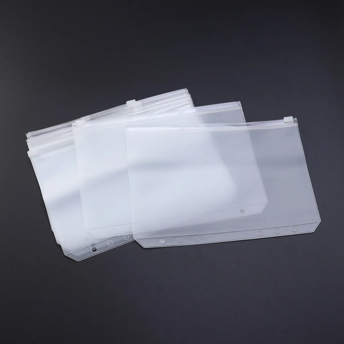 10Pcs A5 Zipper Bag Clear Visible Design Smooth Cleanable Surface Compact Organizer for Travel Study Office Home A5 Paper
10Pcs A5 Zipper Bag Clear Visible Design Smooth Cleanable Surface Compact Organizer for Travel Study Office Home A5 Paper
