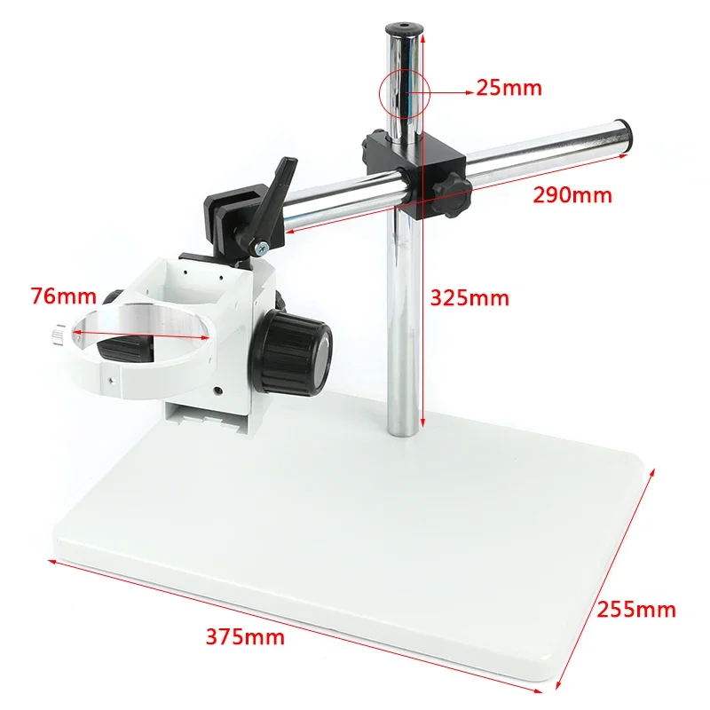 76mm Focus Holder Trinocular Binocular Desktop Bracket Big Size Base Adjustable Boom Arm Stereo Microscope Stand
76mm Focus Holder Trinocular Binocular Desktop Bracket Big Size Base Adjustable Boom Arm Stereo Microscope Stand