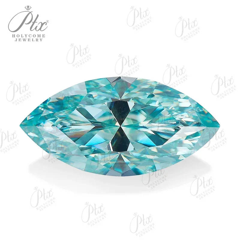 Hot Sale Moissanite Stone Marquise Cut Aqua Blue Champagne Color VVS1 Loose Gemstones Jewelry Making For Women GRA Certificate
Hot Sale Moissanite Stone Marquise Cut Aqua Blue Champagne Color VVS1 Loose Gemstones Jewelry Making For Women GRA Certificate