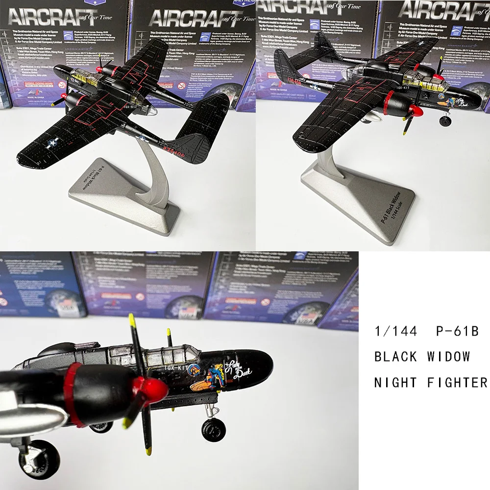 1/144 Scale U.S. P-61B Black Widow Night Fighter P61 Diecast Model Display Finished Military Plane Model Collection Ornament
1/144 Scale U.S. P-61B Black Widow Night Fighter P61 Diecast Model Display Finished Military Plane Model Collection Ornament