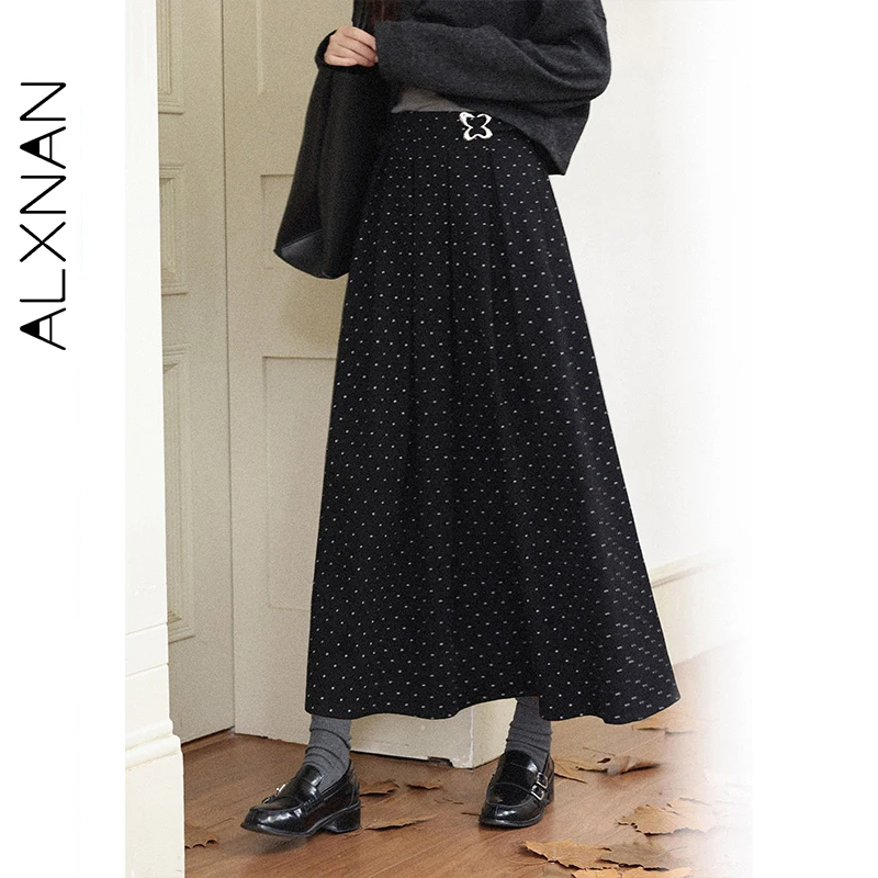 ALXNAN черная юбка в горошек женская осенняя новая винтажная элегантная длинная плиссированная юбка трапециевидной формы с высокой талией офисные женские юбки L58280
ALXNAN черная юбка в горошек женская осенняя новая винтажная элегантная длинная плиссированная юбка трапециевидной формы с высокой талией офисные женские юбки L58280