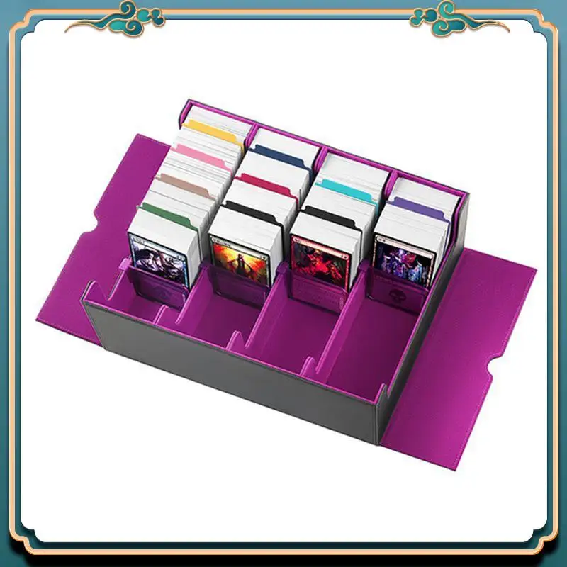 Последний ящик для хранения карт обновления, чехол для колоды TCG, подходит для карт с одним рукавом емкостью 2400 для MTG, Yugioh, TCG, торговых карт, спортивных карточек
Последний ящик для хранения карт обновления, чехол для колоды TCG, подходит для карт с одним рукавом емкостью 2400 для MTG, Yugioh, TCG, торговых карт, спортивных карточек
