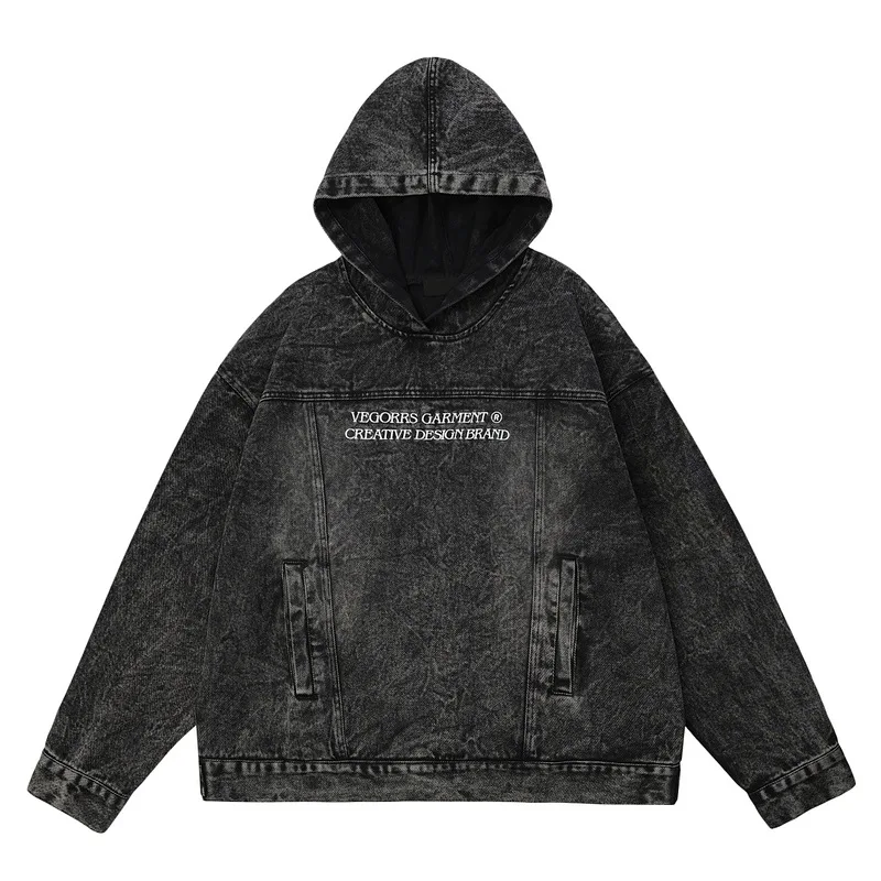 Fashion Oversized Hip Hop Jeans Hoodies Washed Vintage Denim Sweatshirt Loose Fit Y2K Pullover Tops Hooded Pullover Hoody
Fashion Oversized Hip Hop Jeans Hoodies Washed Vintage Denim Sweatshirt Loose Fit Y2K Pullover Tops Hooded Pullover Hoody