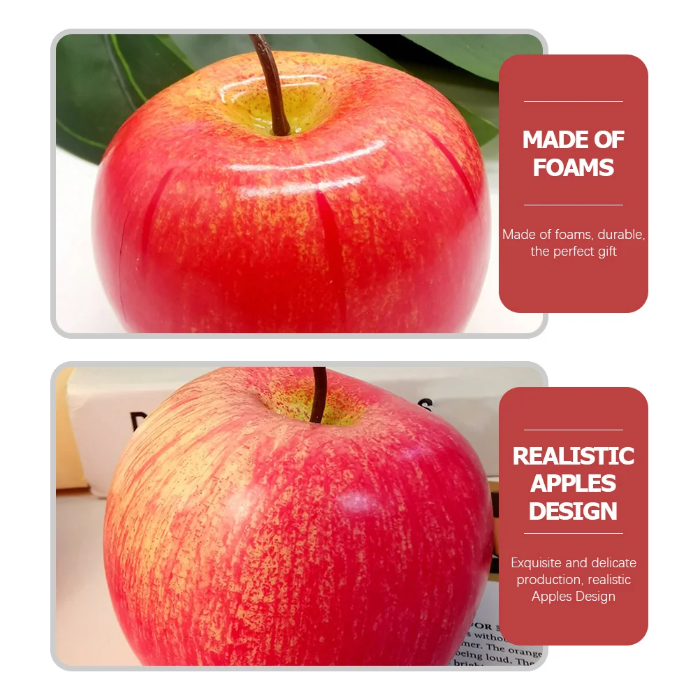 2Pcs Artificial Apples Decorations Simulation Fake Foams Fruits Home Supermarket Photo Props Wedding Party Display Realistic
2Pcs Artificial Apples Decorations Simulation Fake Foams Fruits Home Supermarket Photo Props Wedding Party Display Realistic