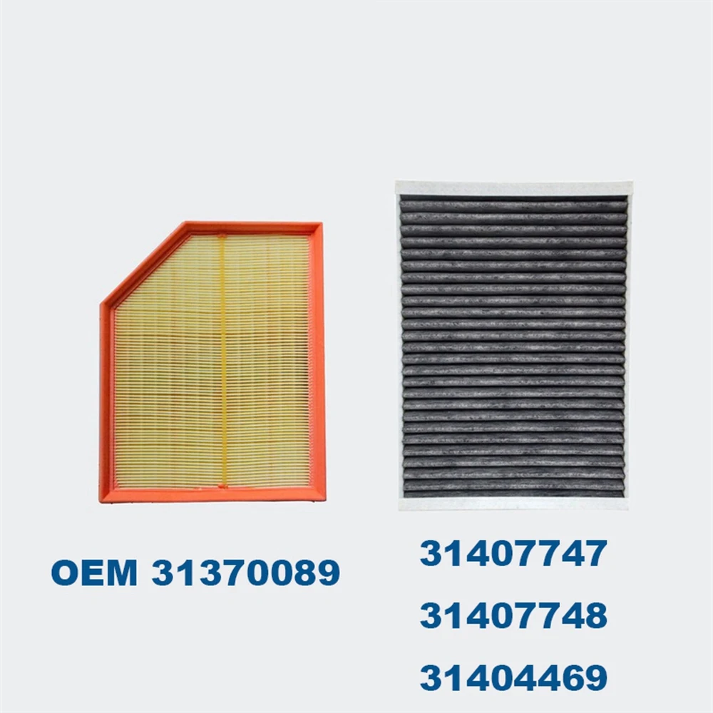 Car Air Filter+Cabin Filter Set Car Accessories For VOLVO XC90 2Th 2014-2021 2.0 D4 D5 T5 T6 T8 31407748 31370089-AS55
Car Air Filter+Cabin Filter Set Car Accessories For VOLVO XC90 2Th 2014-2021 2.0 D4 D5 T5 T6 T8 31407748 31370089-AS55