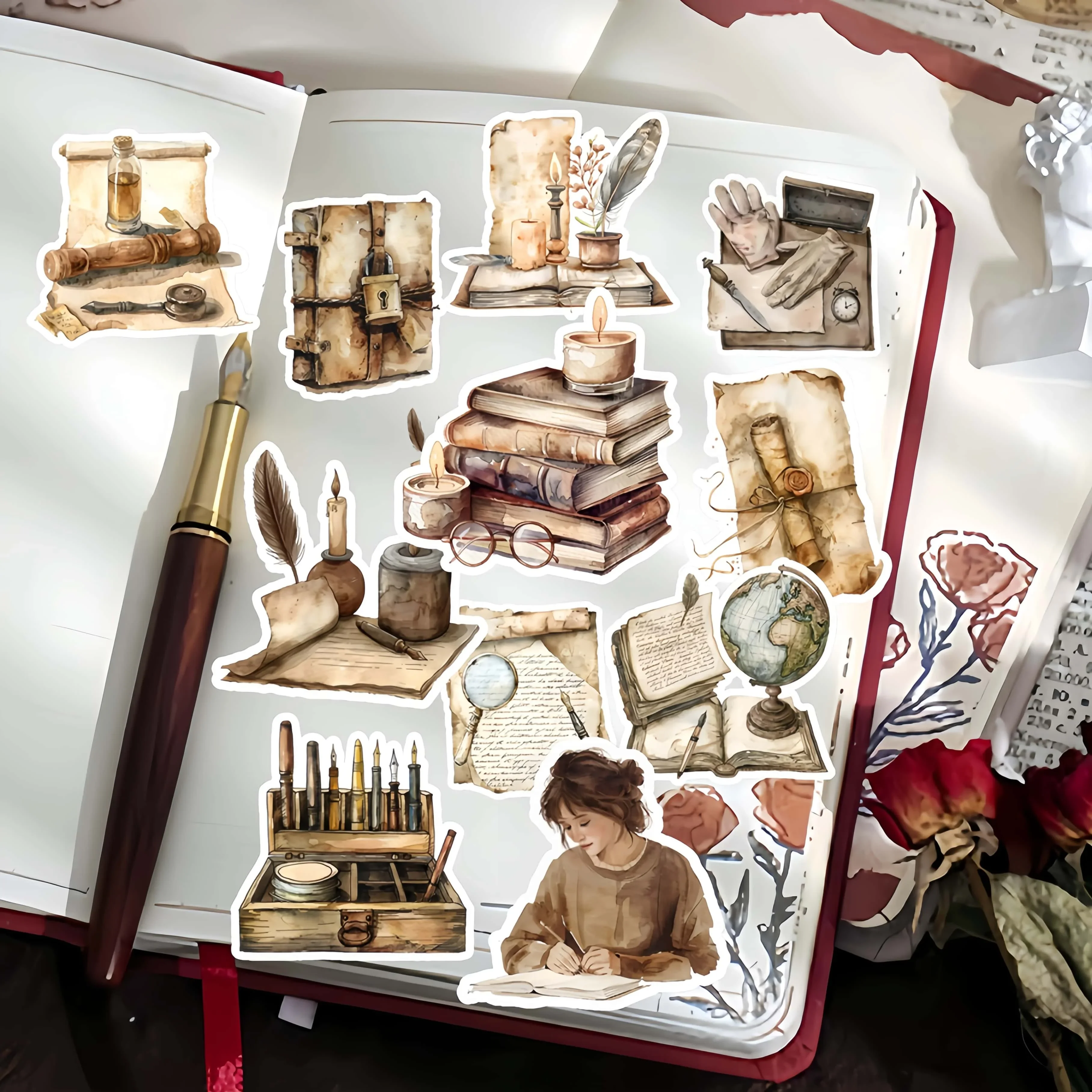 1 set Watercolor vintage vintage handwritten letter Stickers Funny Decoration DIY Scrapbooking Journal Phone Diary Album Planner
1 set Watercolor vintage vintage handwritten letter Stickers Funny Decoration DIY Scrapbooking Journal Phone Diary Album Planner