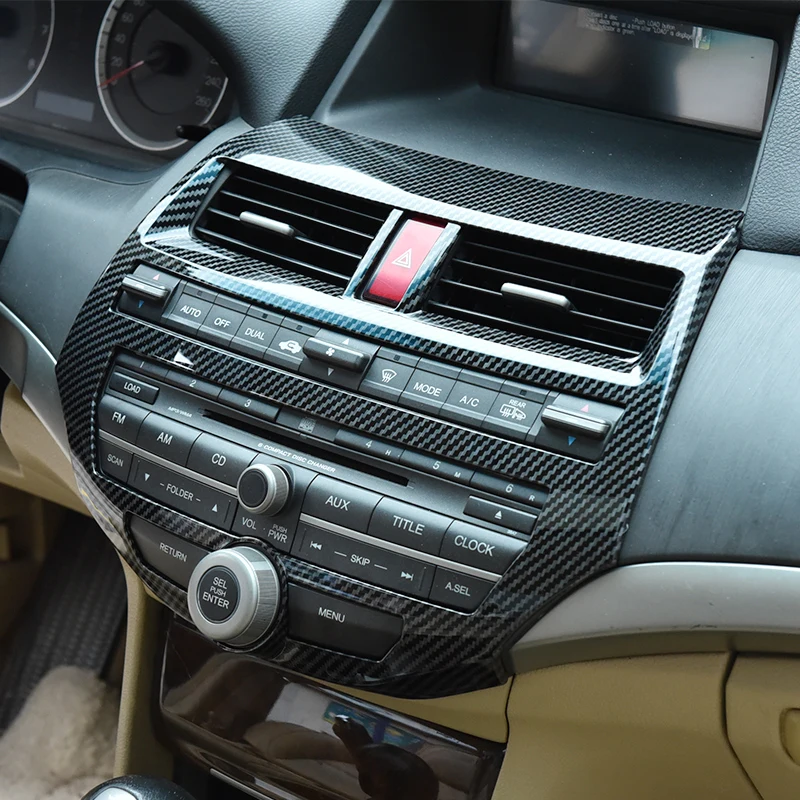 Для Honda 8th 8.5th Gen Accord автомобиль из углеродного волокна центральная панель управления декоративная рамка аксессуары для интерьера
Для Honda 8th 8.5th Gen Accord автомобиль из углеродного волокна центральная панель управления декоративная рамка аксессуары для интерьера