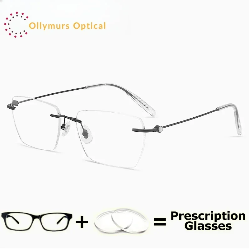 Ollymurs Multifocal Glasses Rimless Photochromic Free Form Frameless Optical Prescription Glasses Recipe Wide Field
Ollymurs Multifocal Glasses Rimless Photochromic Free Form Frameless Optical Prescription Glasses Recipe Wide Field