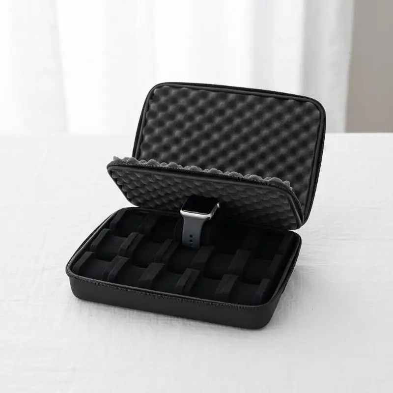 1Pcs Watch Carry Box Hard-Shell 15 Slots Watch Storage Organizer Case Fit For Large And Small Watches With Soft Foam Pillow
1Pcs Watch Carry Box Hard-Shell 15 Slots Watch Storage Organizer Case Fit For Large And Small Watches With Soft Foam Pillow