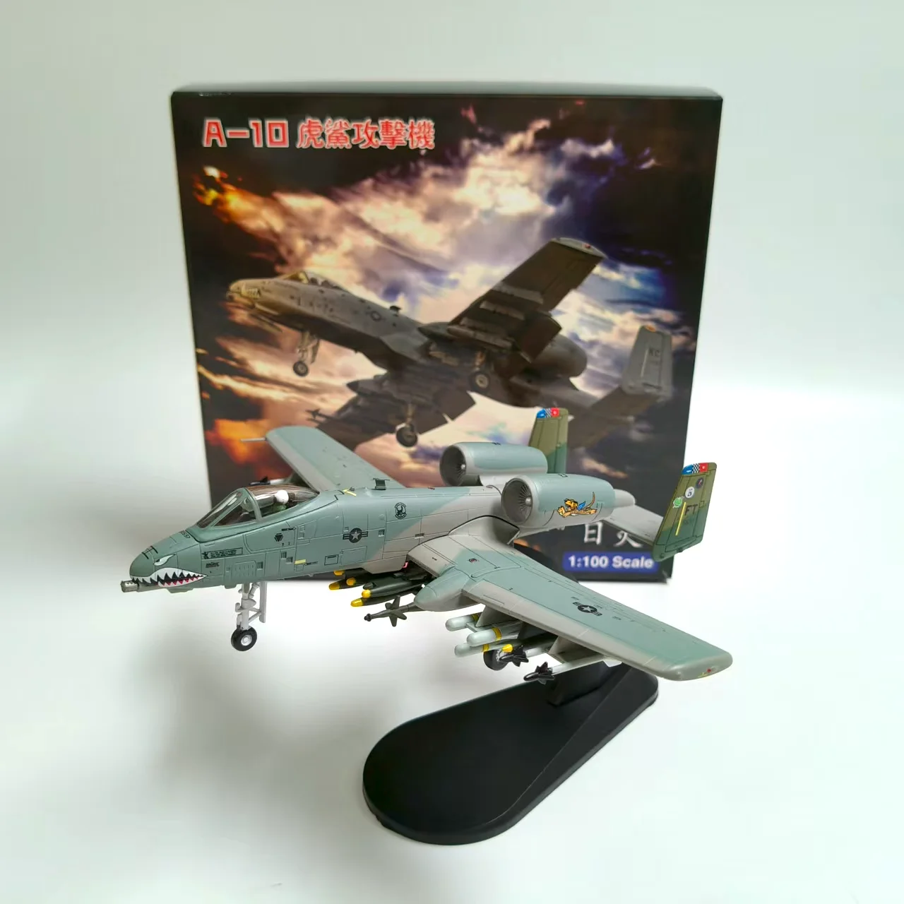 Diecast 1:100 Scale WLTK American Flying Tigers A-10 Tiger Shark Attack Aircraft Alloy Collectible Toy Gift Souvenir Display
Diecast 1:100 Scale WLTK American Flying Tigers A-10 Tiger Shark Attack Aircraft Alloy Collectible Toy Gift Souvenir Display
