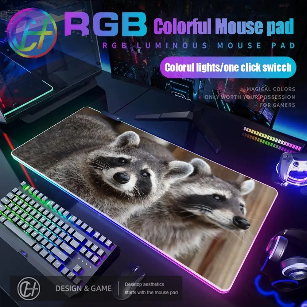 Игровой коврик для мыши HYBXAXC 900x400x4мм Netta's Delighted Raccoon RGB, большой коврик для стола с LED-подсветкой HD XXL
Игровой коврик для мыши HYBXAXC 900x400x4мм Netta's Delighted Raccoon RGB, большой коврик для стола с LED-подсветкой HD XXL
