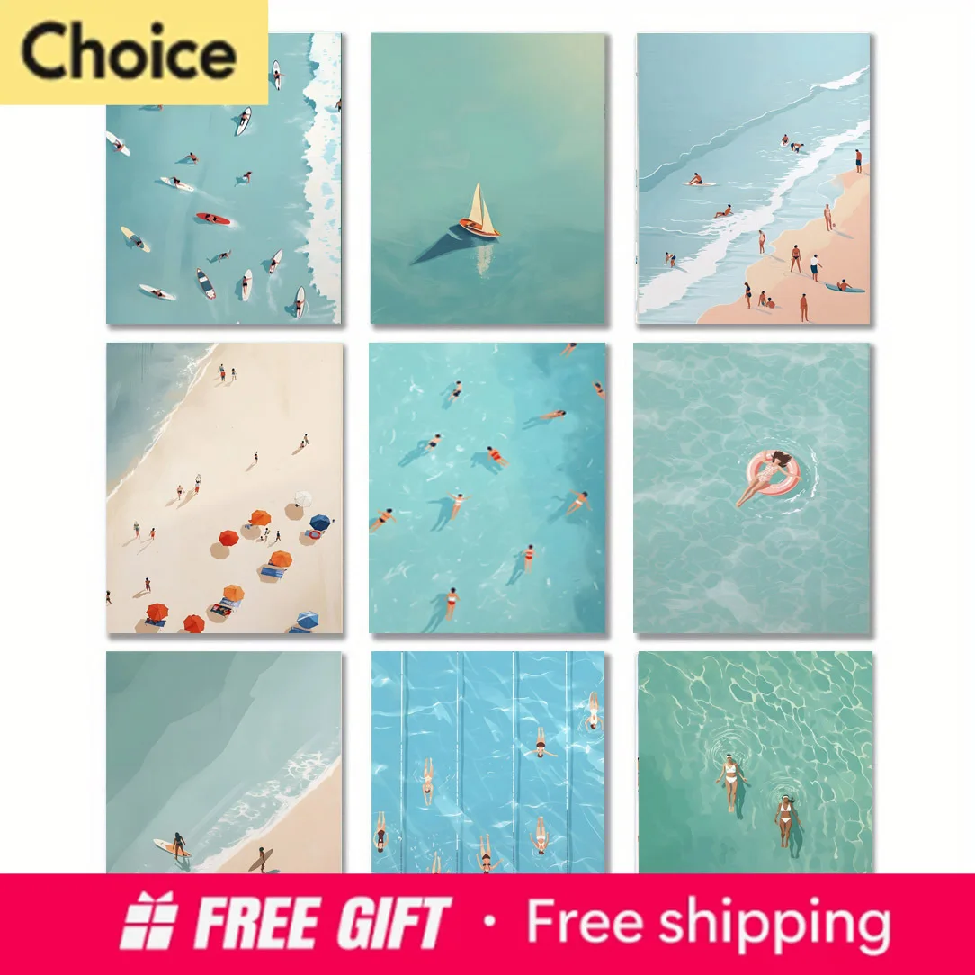 2026 Summer Girl Swimming Pool Party Beach Sea Ocean Boat Wall Art Prints Nordic Poster Diamond Painting Picture for Living Ro
2026 Summer Girl Swimming Pool Party Beach Sea Ocean Boat Wall Art Prints Nordic Poster Diamond Painting Picture for Living Ro