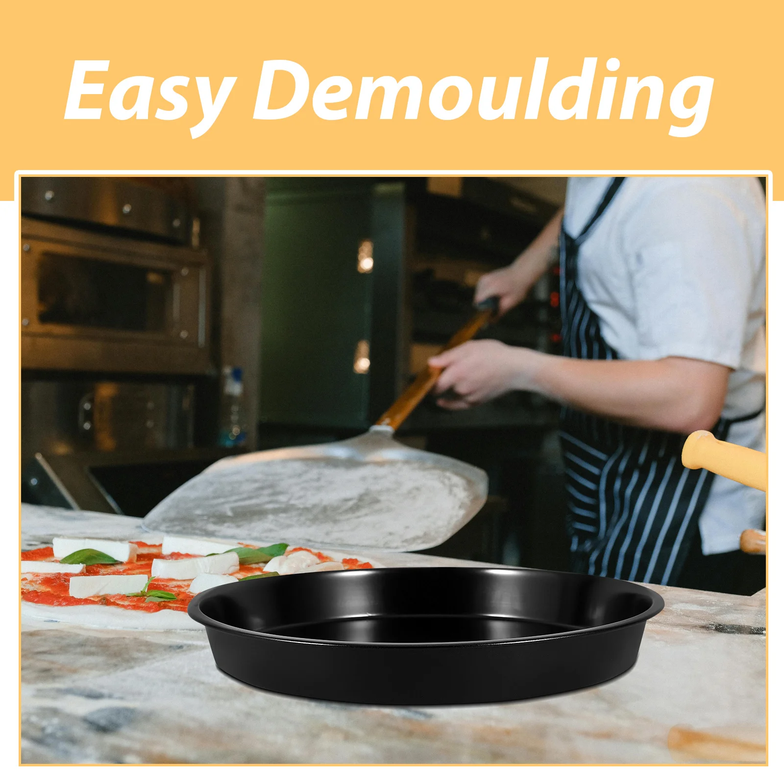 10 Inch Carbon Steel Non-Stick Pizza Pan Round Baking Tray for Oven Microwave Perfect for Cakes Pizzas Home Restaurant Use
10 Inch Carbon Steel Non-Stick Pizza Pan Round Baking Tray for Oven Microwave Perfect for Cakes Pizzas Home Restaurant Use