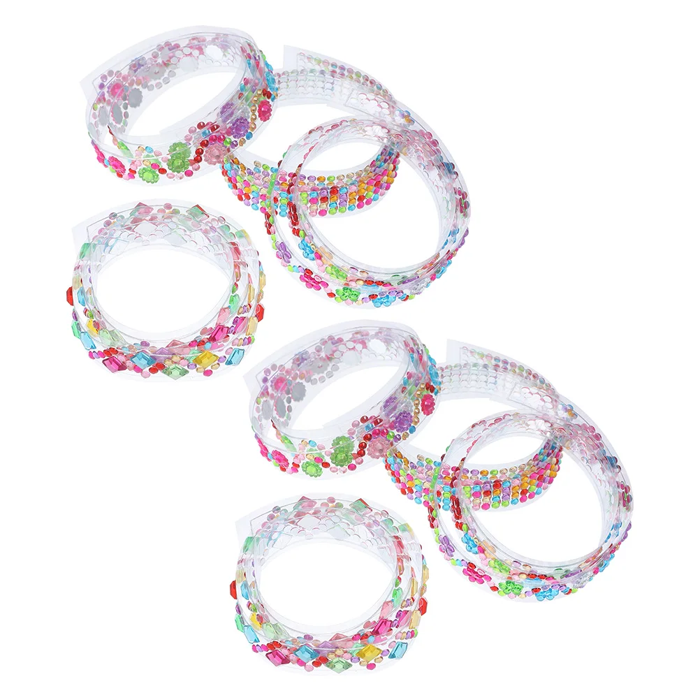 8 Rolls Rhinestone Tape Sticker Scrapbooking Self Adhesive Crystal Strips Rhinestones Gems Supply Stickers
8 Rolls Rhinestone Tape Sticker Scrapbooking Self Adhesive Crystal Strips Rhinestones Gems Supply Stickers