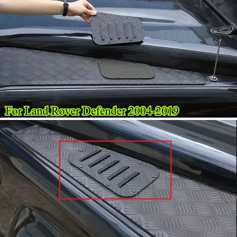 For Land Rover Defender 90 110 130 2004-18 Aluminum Alloy Car Front Engine Hood Vent Panel Cover Trim Car Accessories
For Land Rover Defender 90 110 130 2004-18 Aluminum Alloy Car Front Engine Hood Vent Panel Cover Trim Car Accessories