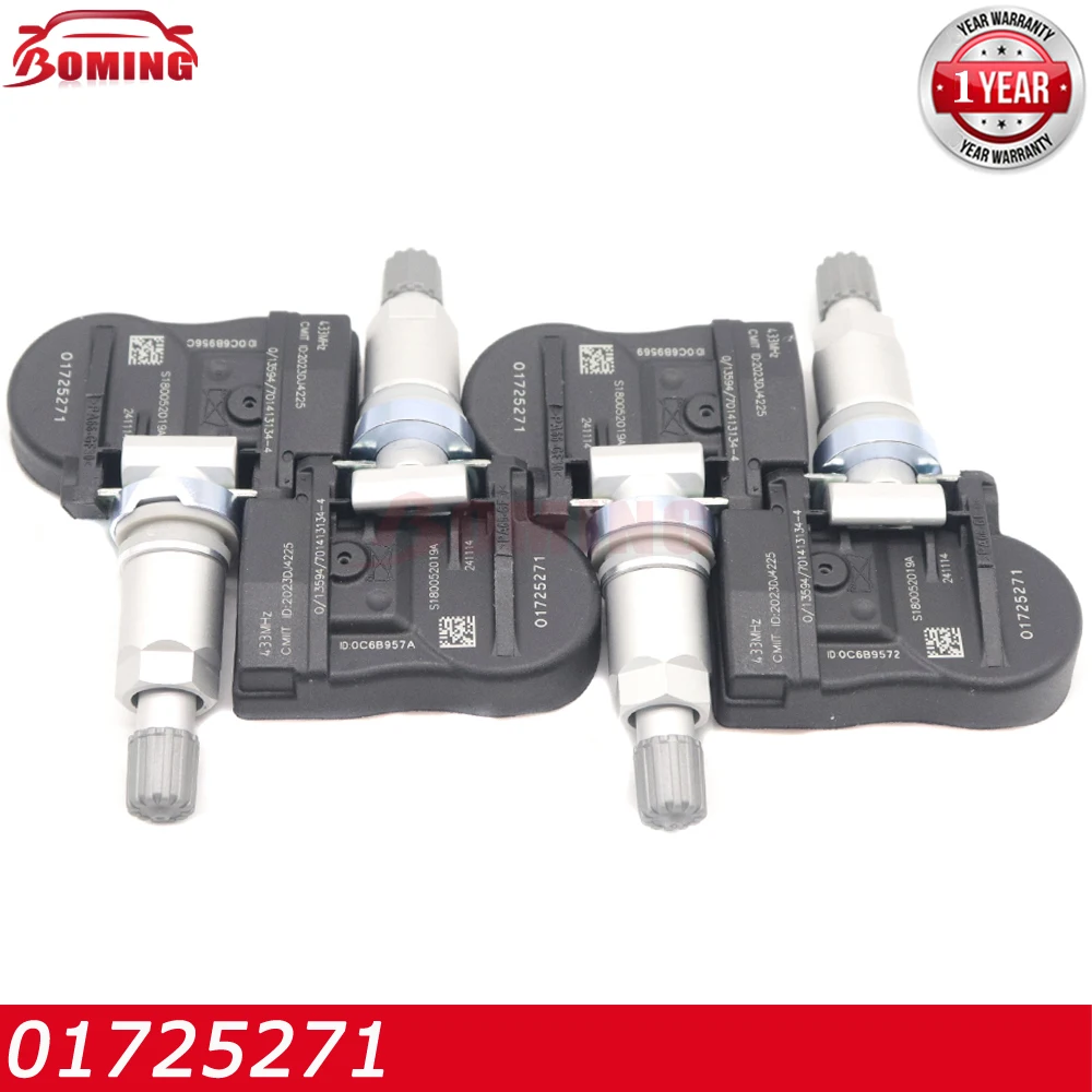 01725271 Car Tire Pressure Monitoring Sensor 433Mhz New TPMS For Geely EMGRAND RS 2010-2018 EMGRAND EV 2018-2019 Atlas X 2022
01725271 Car Tire Pressure Monitoring Sensor 433Mhz New TPMS For Geely EMGRAND RS 2010-2018 EMGRAND EV 2018-2019 Atlas X 2022