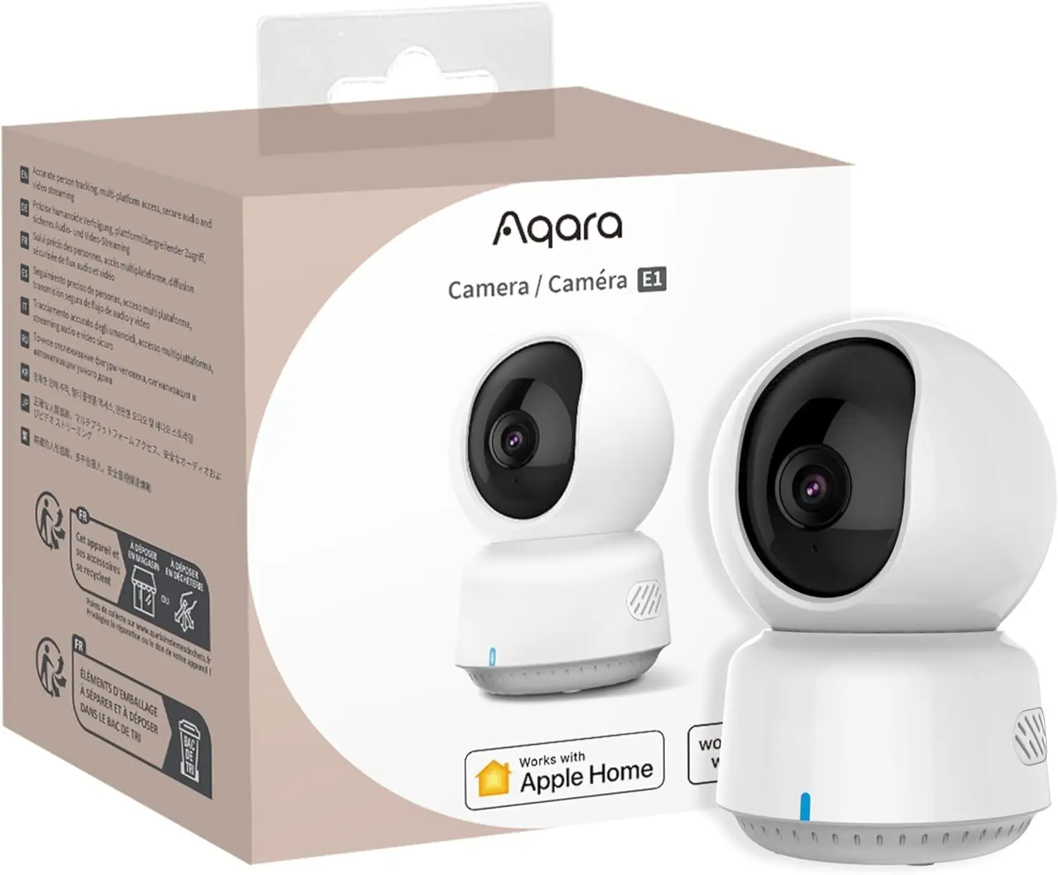 2K Indoor Security Camera, Pan & Tilt, HomeKit Secure Video, Two-Way Audio, Night Vision, Person Tracking, Wi-Fi 6, Plug-in
2K Indoor Security Camera, Pan & Tilt, HomeKit Secure Video, Two-Way Audio, Night Vision, Person Tracking, Wi-Fi 6, Plug-in
