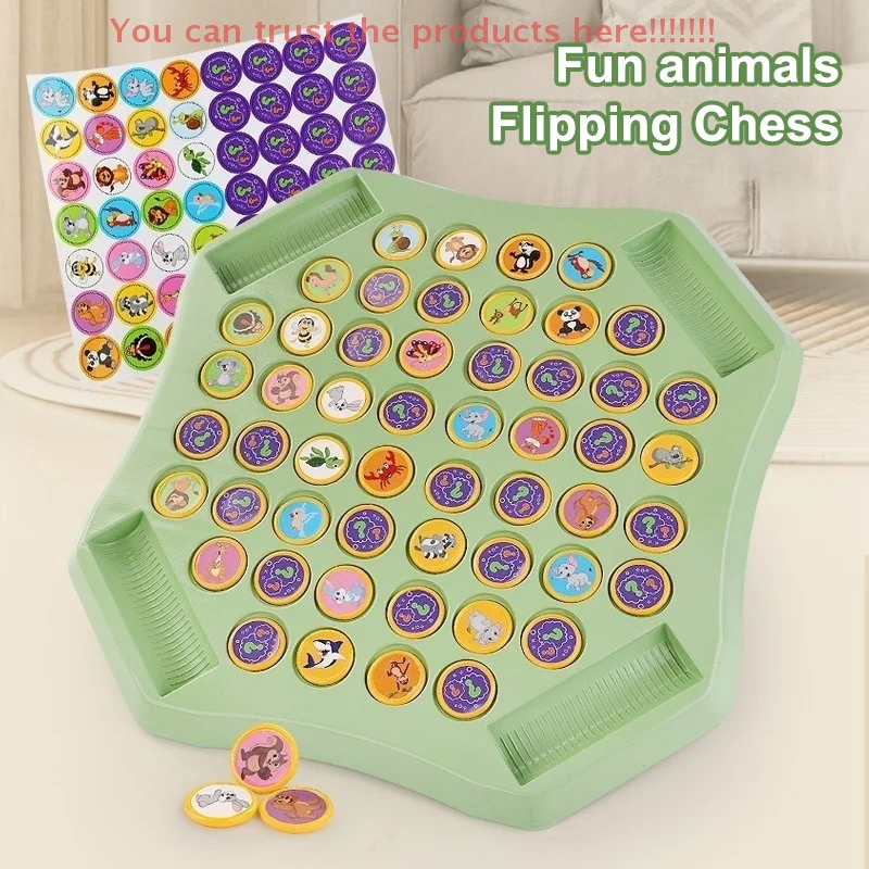 Tabletop Game Focus Training Memory Tables Game Focus Training Puzzle Toy Children Flip Chess Parent-child Interactive Battle
Tabletop Game Focus Training Memory Tables Game Focus Training Puzzle Toy Children Flip Chess Parent-child Interactive Battle