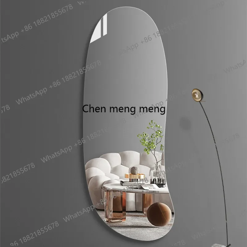 Simple irregular special-shaped full-length mirror, entrance, living room full-body decorative mirror, paste fitting mirror
Simple irregular special-shaped full-length mirror, entrance, living room full-body decorative mirror, paste fitting mirror