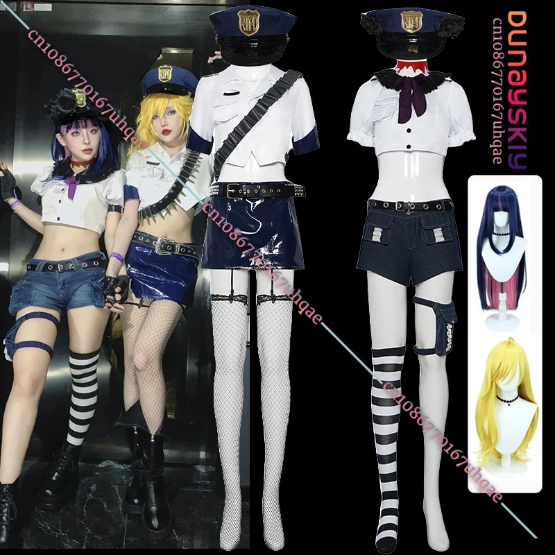 Panty & Stocking with Garterbelt Panty Anarchy Cosplay Costume Stocking Panty Police Uniform Anime Women's clothing clothing
Panty & Stocking with Garterbelt Panty Anarchy Cosplay Costume Stocking Panty Police Uniform Anime Women's clothing clothing