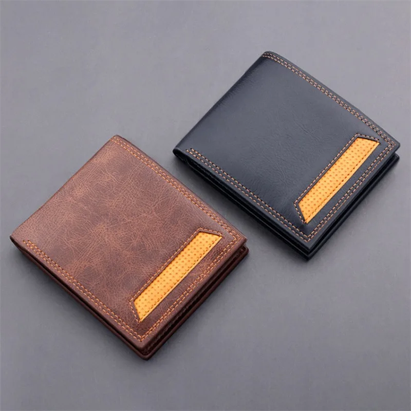 Waterproof Men's Short Wallet Business Multi-position Soft 2 Fold Purse Leisure Wear-resistant Card Wallet Male
Waterproof Men's Short Wallet Business Multi-position Soft 2 Fold Purse Leisure Wear-resistant Card Wallet Male