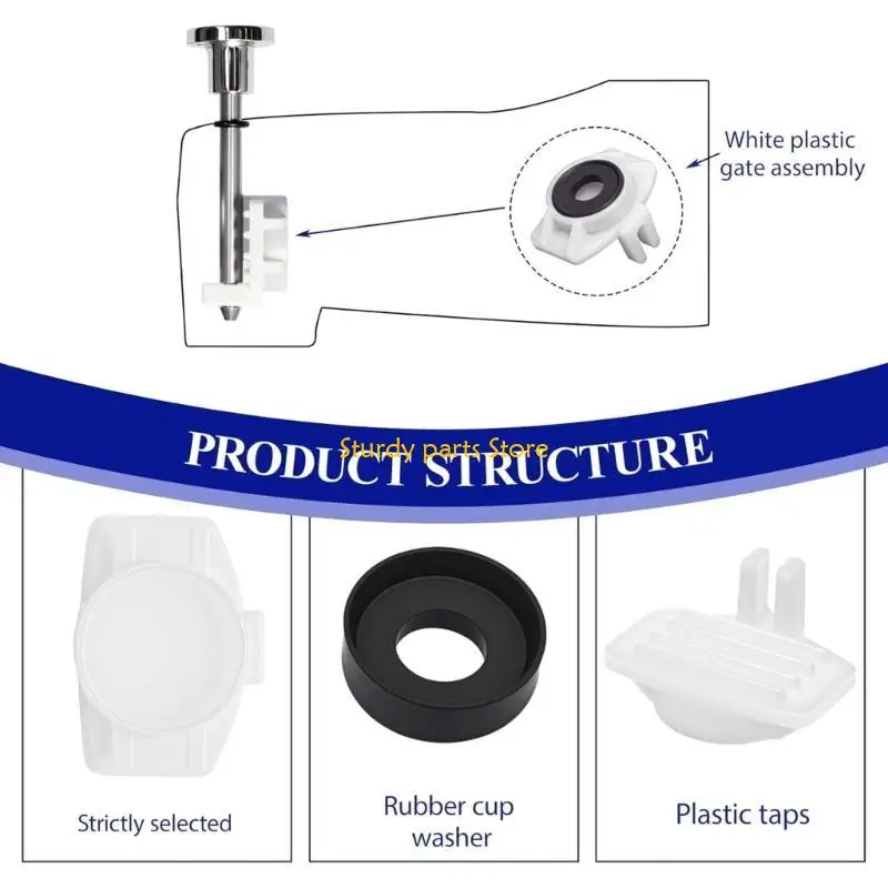 97QC Upgrades Bathtubs Spout Diverter Gate Seals Replacement for Shower Faucet Repair
97QC Upgrades Bathtubs Spout Diverter Gate Seals Replacement for Shower Faucet Repair