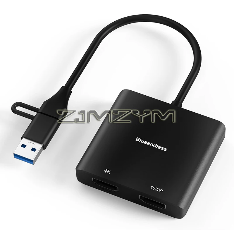 USB Type C Dual HDMI 4K Адаптер-концентратор Док-станция для ноутбука Настольный компьютер m1/2, удлинитель дисплея
USB Type C Dual HDMI 4K Адаптер-концентратор Док-станция для ноутбука Настольный компьютер m1/2, удлинитель дисплея