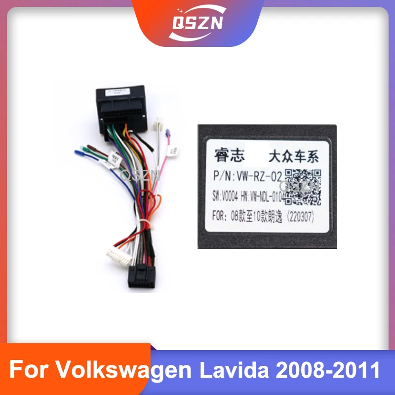 Car Audio 16PIN Android Power Cable Adapter With Canbus Box For Volkswagen Lavida 2008 2009 2010 2011 Wiring Harness
Car Audio 16PIN Android Power Cable Adapter With Canbus Box For Volkswagen Lavida 2008 2009 2010 2011 Wiring Harness