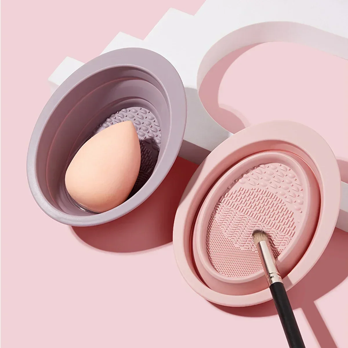 Silicone Makeup Brush Cleaner Foldable Beauty Sponge Cleaning Bowl Powder Puff Washing Mat Cosmetic Brush Scrubber Box Make Up
Silicone Makeup Brush Cleaner Foldable Beauty Sponge Cleaning Bowl Powder Puff Washing Mat Cosmetic Brush Scrubber Box Make Up