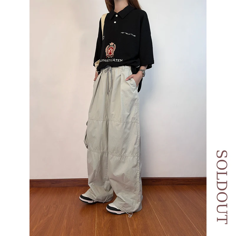 SOLDOUT Original American Retro Straight Leg Dstring Work Trousers Women Casual Loose Wide Leg Floor-Length Pants
SOLDOUT Original American Retro Straight Leg Dstring Work Trousers Women Casual Loose Wide Leg Floor-Length Pants