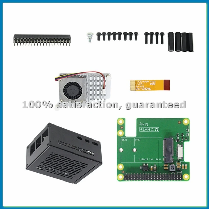 Плата расширения PCIe HAT+ с корпусом и вентилятором для M.2 NVMe SSD 2230/2242 M Key Gen2/Gen3, PCIe GPIO - A23U
Плата расширения PCIe HAT+ с корпусом и вентилятором для M.2 NVMe SSD 2230/2242 M Key Gen2/Gen3, PCIe GPIO - A23U