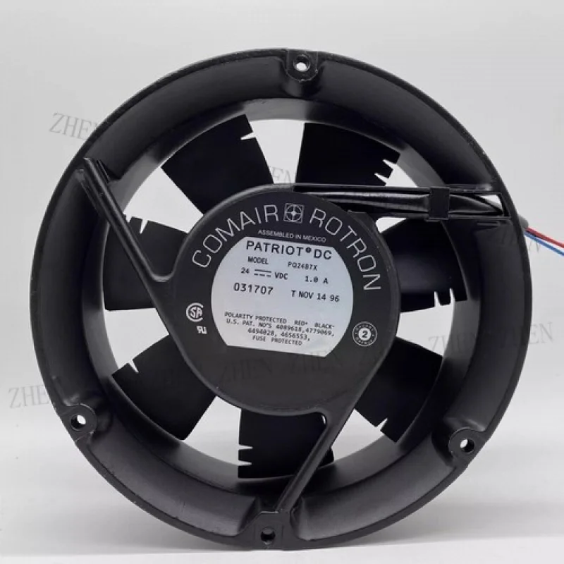 Y for COMAIR PQ24B7X 17251 DC24V 1.0A 3-Wire Axial Cooling Fan
Y for COMAIR PQ24B7X 17251 DC24V 1.0A 3-Wire Axial Cooling Fan