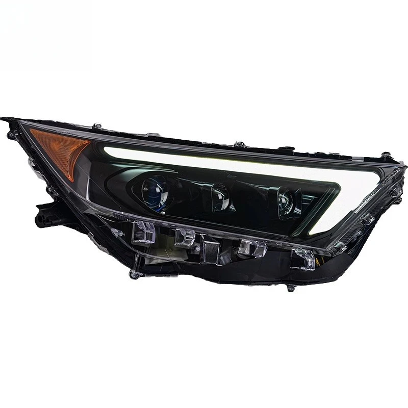 Подходит для Toyota RAV4 20-22 годов выпуска: Светодиодные фары с динамическим поворотником и синими дневными ходовыми огнями
Подходит для Toyota RAV4 20-22 годов выпуска: Светодиодные фары с динамическим поворотником и синими дневными ходовыми огнями