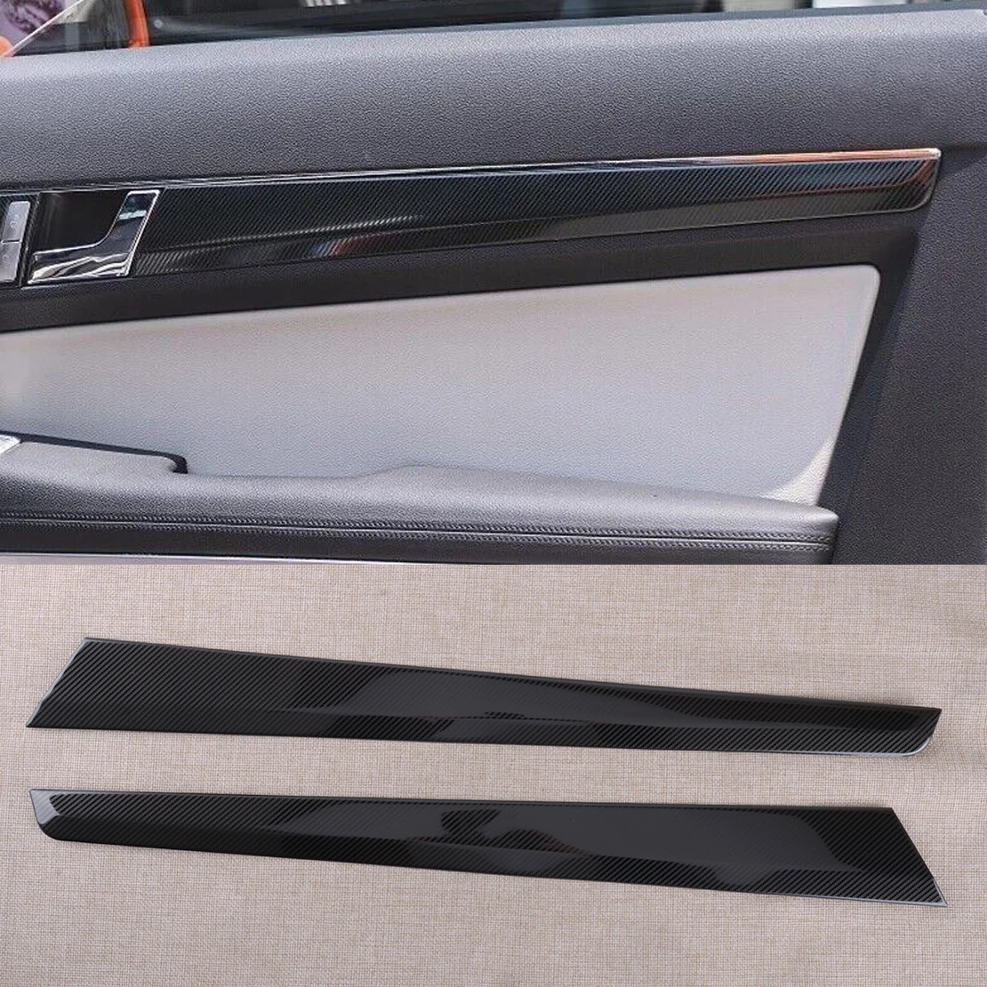 NEW 1 Pair Door Panel Trim Strip Fit for Mercedes Benz E Class Coupe W207 C207 2010 2011-2013 Carbon Fiber Style Stainless Steel
NEW 1 Pair Door Panel Trim Strip Fit for Mercedes Benz E Class Coupe W207 C207 2010 2011-2013 Carbon Fiber Style Stainless Steel