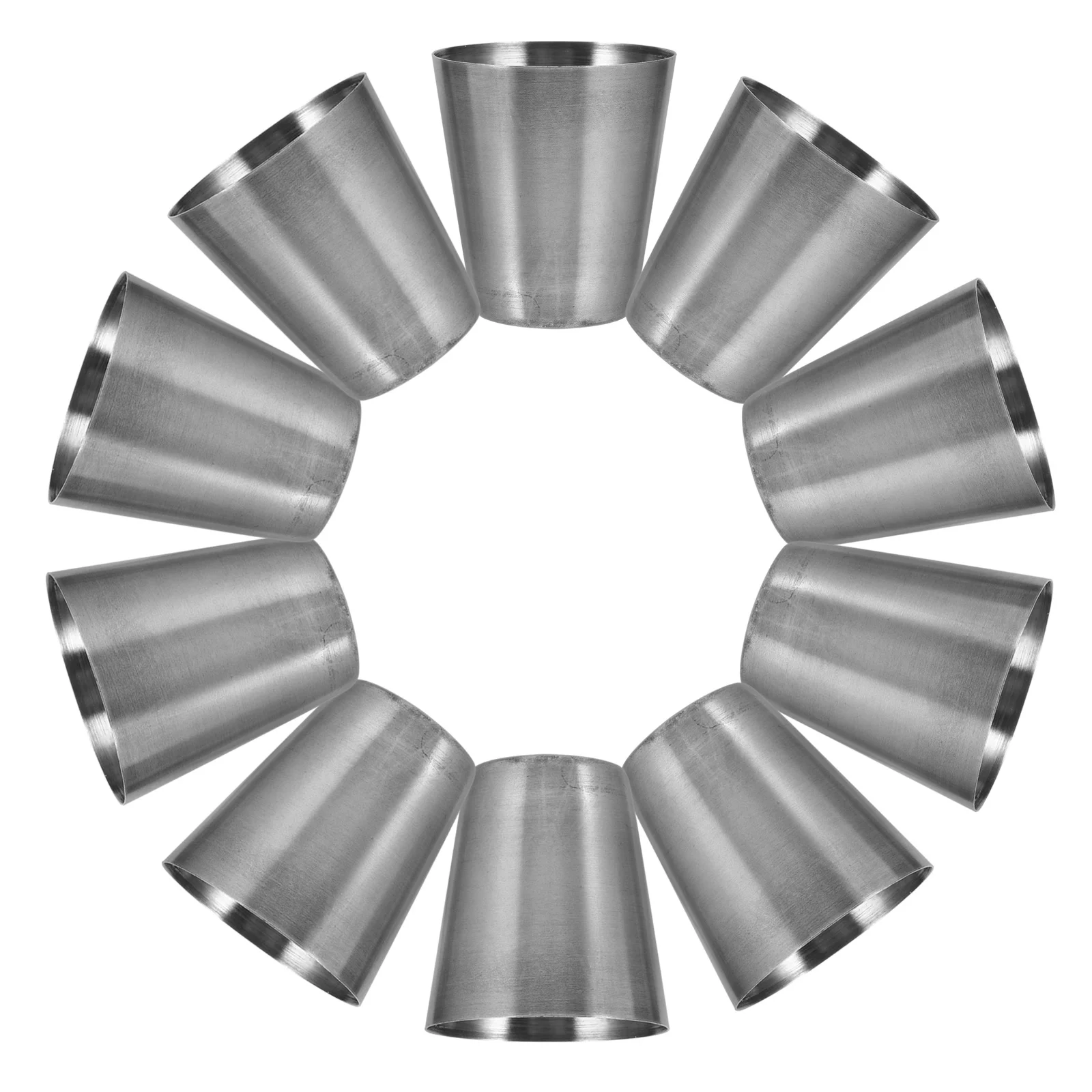 10Pcs Lightweight Stainless Steel Wine Cups Portable Mini Metal Outdoor Camping Barbecue Drinkware Metal Wine Cup
10Pcs Lightweight Stainless Steel Wine Cups Portable Mini Metal Outdoor Camping Barbecue Drinkware Metal Wine Cup