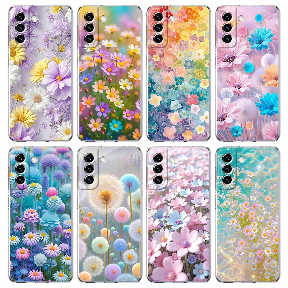 Прозрачный чехол для Samsung Galaxy S25, S24, S23, S22, S21, S20,FE, Ultra, S10, S10E, S9, Plus, 5G, чехол из ТПУ с милыми маленькими цветочными звездами
Прозрачный чехол для Samsung Galaxy S25, S24, S23, S22, S21, S20,FE, Ultra, S10, S10E, S9, Plus, 5G, чехол из ТПУ с милыми маленькими цветочными звездами