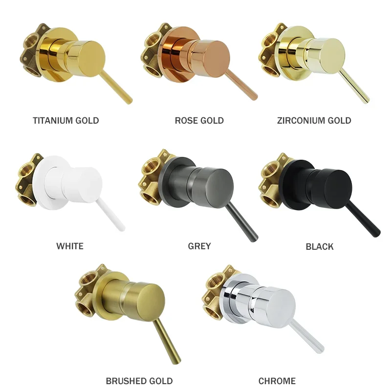 Brass Bathroom Wall-Mounted Hot And Cold Mixed Faucet Main Body Faucet Single Handle Hidden Shower Faucet Valve Body Rose Gold
Brass Bathroom Wall-Mounted Hot And Cold Mixed Faucet Main Body Faucet Single Handle Hidden Shower Faucet Valve Body Rose Gold