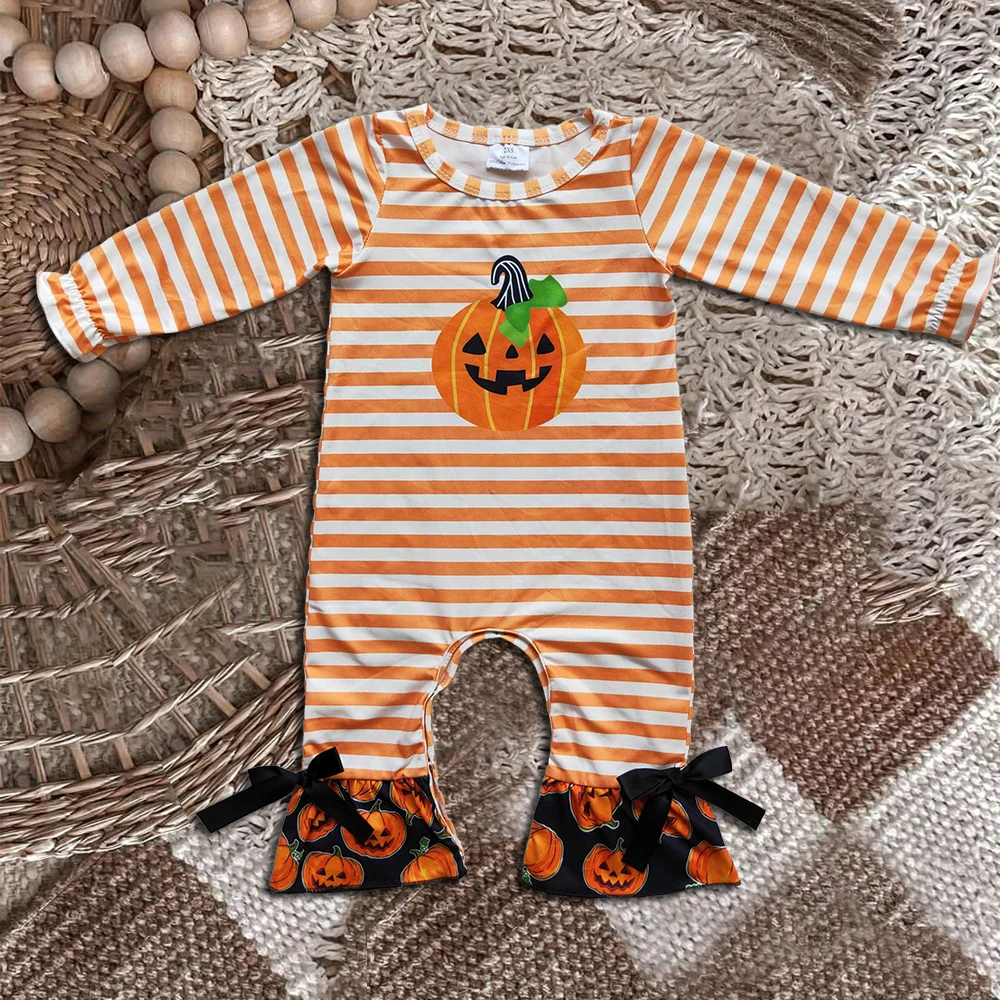 z821-08 6 A13-2 Wholesale baby romper kids clothes girl Halloween pumpkin long sleeve romper Summer Boutique Children clothing
z821-08 6 A13-2 Wholesale baby romper kids clothes girl Halloween pumpkin long sleeve romper Summer Boutique Children clothing