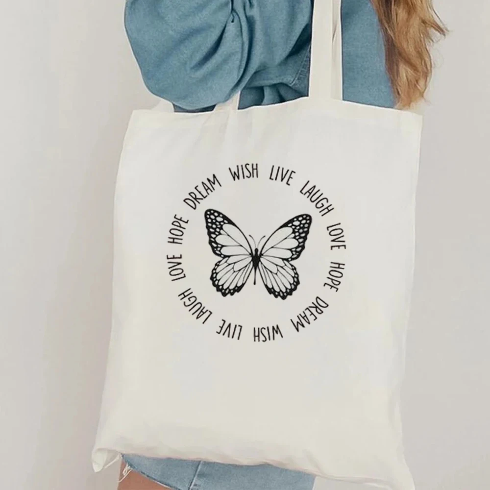 Canvas Tote Bag Women Cotton Shoulder Bag Find Your Peace Of Mind Butterfly Floral Print Self Love Club Shopping Handbag
Canvas Tote Bag Women Cotton Shoulder Bag Find Your Peace Of Mind Butterfly Floral Print Self Love Club Shopping Handbag