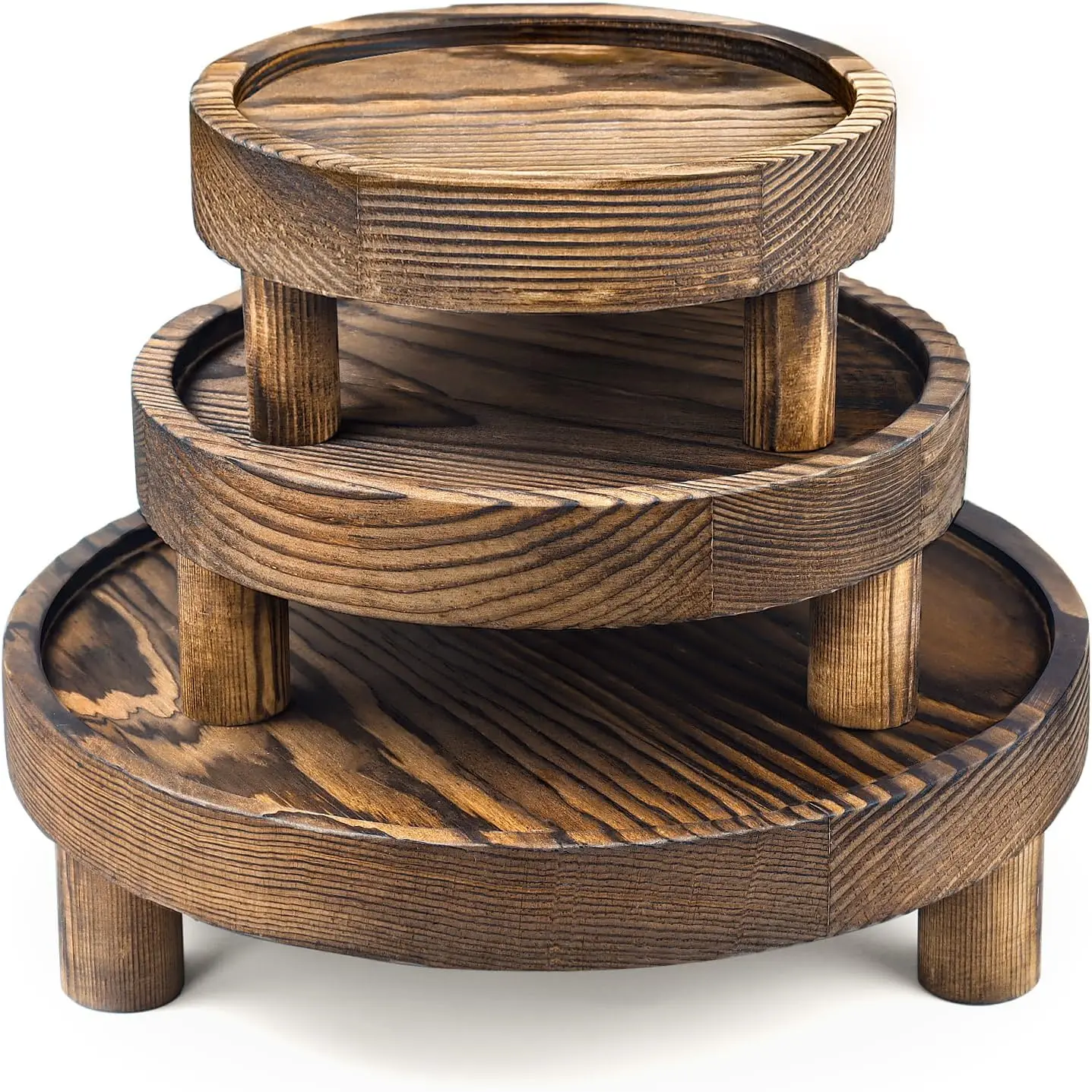 3PCS Wooden Display Risers for Display,Wood Riser Display Pedestal Stand for Home Décor (Rustic Brown,8,6,5'')
3PCS Wooden Display Risers for Display,Wood Riser Display Pedestal Stand for Home Décor (Rustic Brown,8,6,5'')