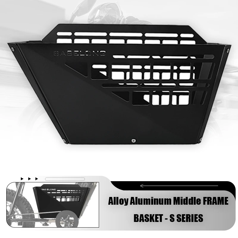 2025 2024 2023 Middle FRAME BASKET-S SERIES Motorcycle FOR SUPER73-S2 X Indian SUPER73-S Adventure Series /Blackout SE
2025 2024 2023 Middle FRAME BASKET-S SERIES Motorcycle FOR SUPER73-S2 X Indian SUPER73-S Adventure Series /Blackout SE