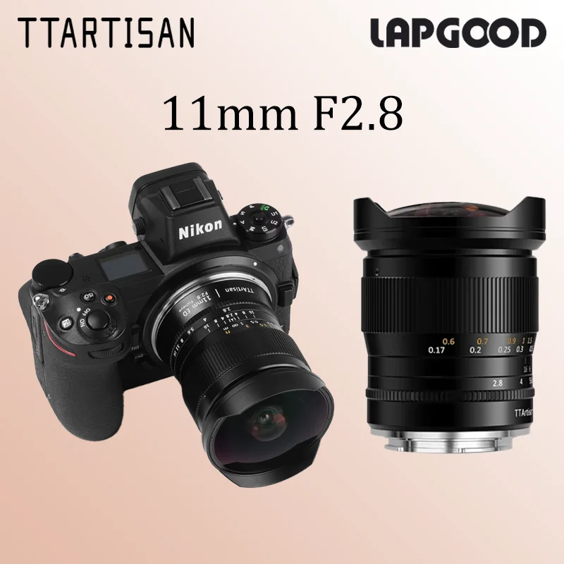 Широкоугольный объектив TTArtisan 11mm F2.8 Fisheye для полнокадровых беззеркальных камер Sony E Mount, Canon, Fujifilm, Nikon, Leica, Sigma, Lumix
Широкоугольный объектив TTArtisan 11mm F2.8 Fisheye для полнокадровых беззеркальных камер Sony E Mount, Canon, Fujifilm, Nikon, Leica, Sigma, Lumix