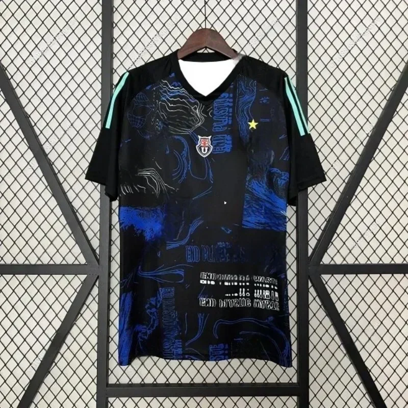 2025 Chilean University New Football Jersey Men's 3D Sports Top Short Sleeved Men's Quick Drying Sweat Absorbing MOTO T-shirt
2025 Chilean University New Football Jersey Men's 3D Sports Top Short Sleeved Men's Quick Drying Sweat Absorbing MOTO T-shirt