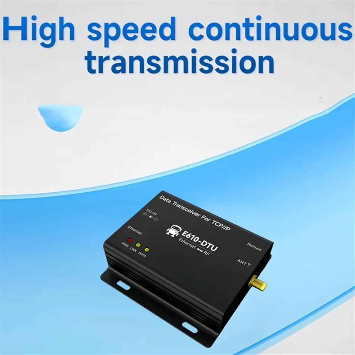 CLCU 433MHz Wireless Digital Radio CDSENET E610-DTU(433C30)E High Speed Continuous Transmission 30dbm Distance 10km
CLCU 433MHz Wireless Digital Radio CDSENET E610-DTU(433C30)E High Speed Continuous Transmission 30dbm Distance 10km
