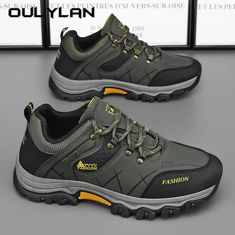 Oulylan Male Casual Waterproof Climbing Boots Fashion Anti Skid Sneakers Outdoor Breathable Lace Up Hiking Footwear For Men
Oulylan Male Casual Waterproof Climbing Boots Fashion Anti Skid Sneakers Outdoor Breathable Lace Up Hiking Footwear For Men