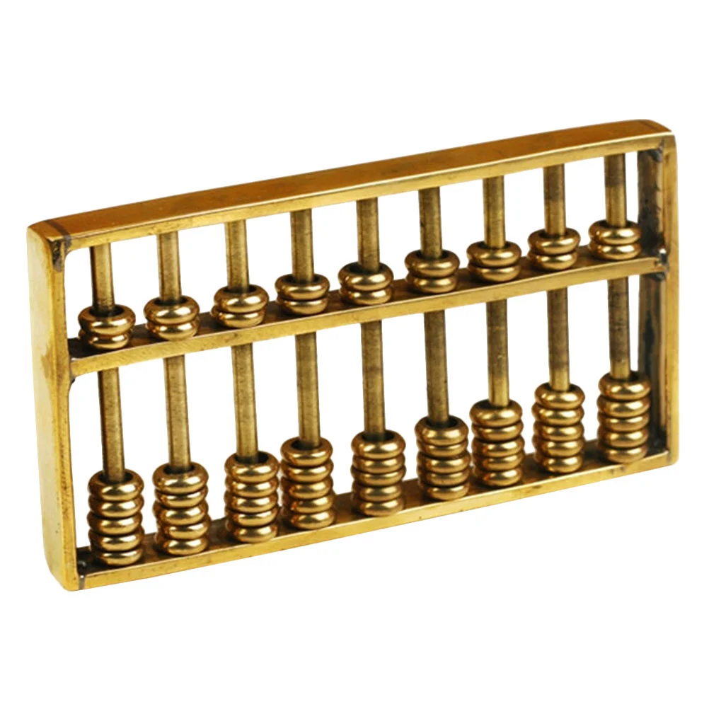 Miniature Metal Craft Abacus Ornament Brass Ancient Abacus Figurine Decoration Chinese Style Abacus Ornament
Miniature Metal Craft Abacus Ornament Brass Ancient Abacus Figurine Decoration Chinese Style Abacus Ornament